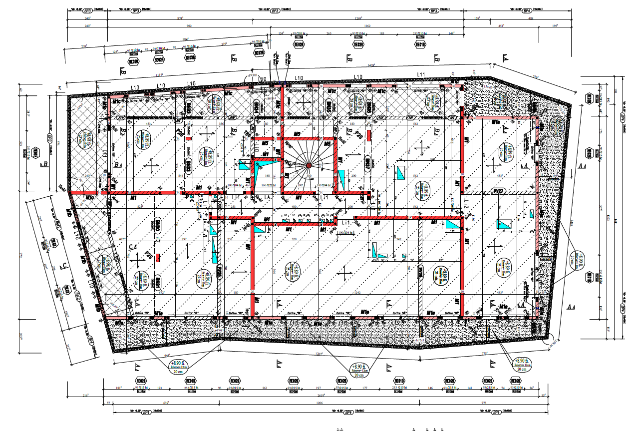 Plan de coffrage Magellan