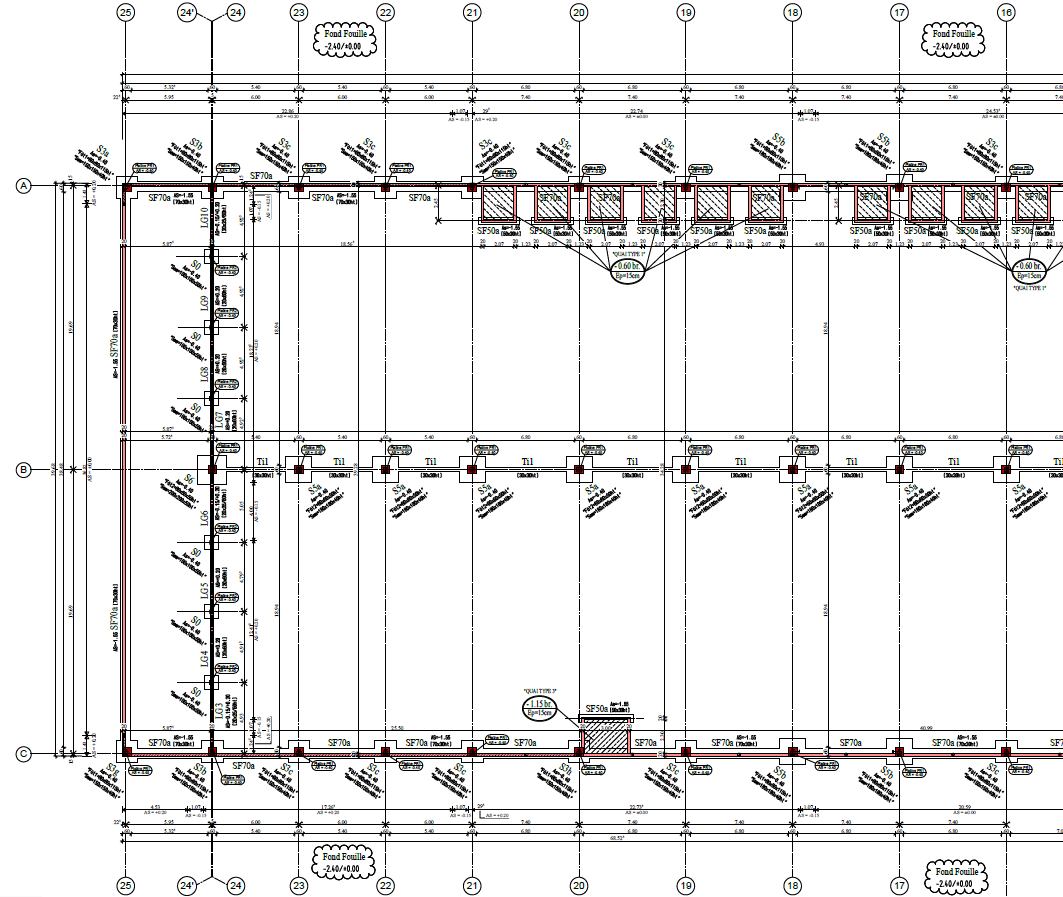 Extrait coffrage fondations brossier