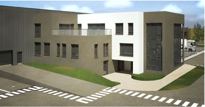 Vue 3D bureaux brossier