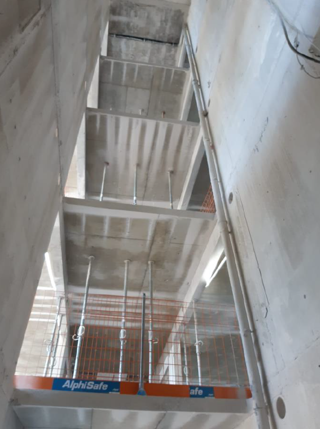 Création de la trémie d'escalier